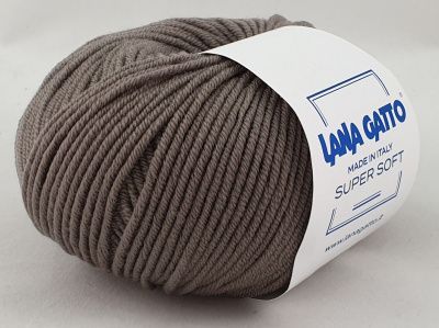 Lana Gatto Super Soft ( 13777 тауп) 100% меринос экстрафайн 50 г/125 м