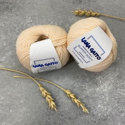 Lana Gatto Super Soft  A4311 ALBICOCCA 100% меринос экстрафайн 50 г/125 м
